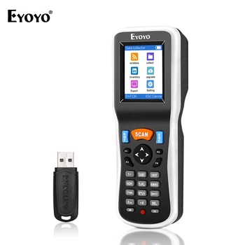 Eyoyo PDT6000 voor het Scannen van streepjescodes Instrument Handheld Inventory Data Terminal Verzamelaar Barcode Scanner PDT 1D met USB-Poort