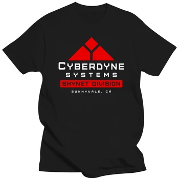 Fashion brand t shirt heren Terminator Shirt Cyberdyne Systems Skynet Controle Systeem unisex t-shirt tieners cool tops