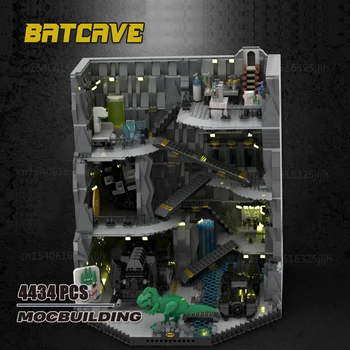 Film Scense BatCave Moc bouwstenen Batmobile Collectie Bakstenen Technologie Model DIY Montage Speelgoed Sets Xmas Geschenken