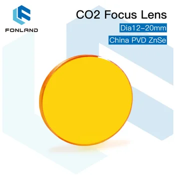 FONLAND China CO2 ZnSe Focus Lens Dia.12/15/18/19.05/20MM FL38.1/50.8/63.5/101.6/127MM voor de Gravure van de Laser Snij Machine