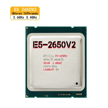 Gebruikt de INTEL XEON E5-2650 V2 CPU LGA 2011 8 CORE PROCESSOR 2.60 GHZ SR1A8 Octa-Core Desktop Processor