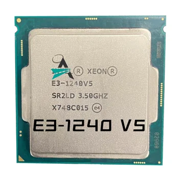 Gebruikte CPU Xeon E3-1240V5 Processor 3.50 GHz 8M 80W Quad-Core E3 1240V5 Socket 1151 gratis verzending E3 1240 V5 E3-1240 V5