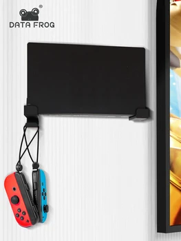 GEGEVENS KIKKER Muur Ondersteuning Mount Houder Ringen Hanger Muurschildering Staan Voor Nintendo Schakelaar Joycon Oled-TV Base Dock Controller Accessoires