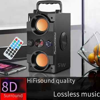 Grote Macht Draagbare Bluetooth Speaker 40W Openlucht Draadloze Subwoofer Boombox Kolom Geluid Music Center Ondersteuning AUX-TF-FM-Radio
