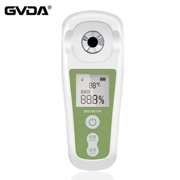 GVDA Digitale Refractometer Brix Meter, Honing, Vruchtensap, Wijn, Bier, Alcohol, Suiker Inhoud meetinstrument Sacharimeter