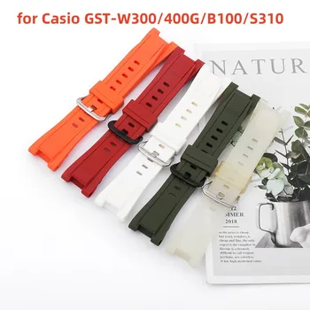 Hars riem voor Casio G-SHOCK GST-W300G S130. 400G B100 Mannen en vrouwen strap horloge accessoires