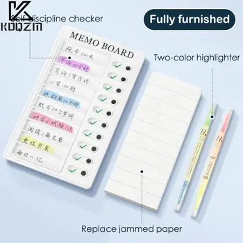 Herbruikbare Klusjes Checklist Dagelijkse Planner Memo Plastic Bord Karwei Grafiek Verantwoordelijkheid Gedrag Voor het Kind Zelf-discipline Kaart