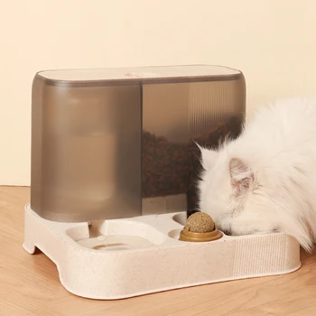 Huisdier Kom Automatische Documentinvoer Water Opslag Van Voedsel Dispenser Hond Kat Kom Dierbenodigdheden Voeden Waterer Hond Accessoires Pet Feeder