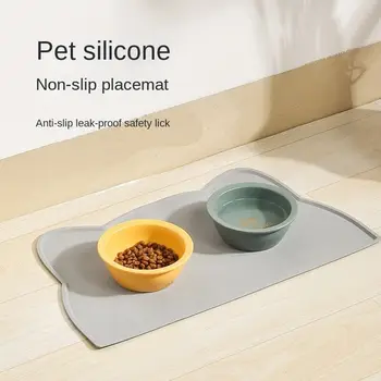 Huisdier Silicone Voedsel Mat Draagbare Waterdichte Lekvrije Non-Slip Voeden Matten Kom Pad Kussen Voor Katten Honden Pet Items