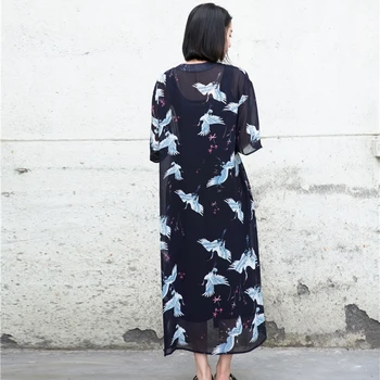 Japanse yukata kimono kimono vest fashion blouse vrouwen 2019 vrouwen met lange mouwen vest haori traditionele kimono ' s FZ005
