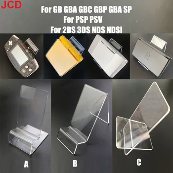 JCD Console Tentoonstelling Beugel Voor GB GBP GBC GBA, PSP PSV 3DS 2DS NDS doorzichtig Plastic Plank Staan Venster Counter Display Showcase