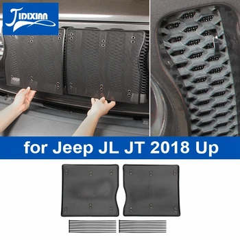 JIDIXIAN Auto Voorkant Racing Grills Mesh-Insert Netto Grille Dekking voor Jeep Wrangler JL Gladiator JT 2018 2019 2020 2021 2022 2023