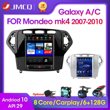 JMCQ 2Din Android autoradio Radio Multimedia Video Speler Voor Ford Mondeo mk4 Galaxy A/C 2007-2010 4G Carplay 2 din
