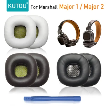 KUTOU 2Pcs Vervangende Oorkussens Voor een Marshall Major 1 2 Hoofdtelefoon-oordopjes kussenhoes Belangrijke II I Foam Pad Reparatie Onderdelen