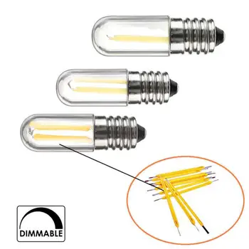 LED Mini-MAÏSKOLF Dimmable Gloeilampen E14 1W 2W 3W Verlichting van de Gloeidraad COB Lamp Koud/warm Licht Halogeen, Kroonluchter Voor Spotlight 220V