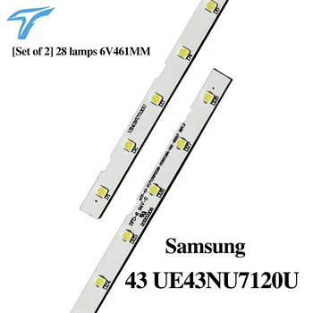 LED-Strip Voor de Samsung 43NU7100 UE43NU7100 UN43NU7100 UE43NU7100U AOT_43_NU7100F UE43NU7120U UE43NU7170U BN96-45954A 6V