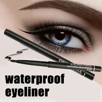 Lemooc Vrouwen Waterdichte Intrekbare Rotary Eyeliner Pen Eye Liner Pencil Tools Matte, Sneldrogende Langdurige Make-Up Cosmetische
