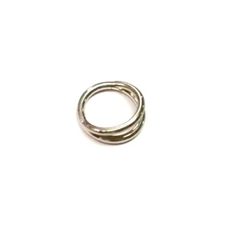 Leosoxs 1pc Stianless Staal 2-laag Neus Ring Scharnier Compartiment Gesp Oorbellen Kraakbeen Piercing Ring Neus Piercing Ring