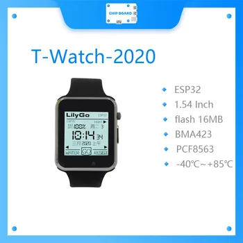 LILYGO TTGO T-Horloge-2020 V1 ESP32 Belangrijkste Chip 1.54 Inch Touch-Display Programmeerbare Draagbare Milieu Interactie