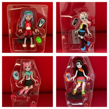 Mega Bloks Echte Monster High School Girls Serie Monteren Bouwstenen Anime Figuur Model Poppen Bulk Collectie Speelgoed
