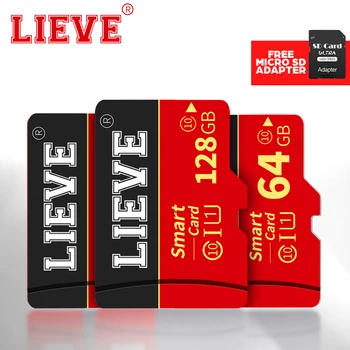 Micro SD Geheugen TF Card 64GB Geheugenkaart van 128 gb, 64 GB 32 GB Flash-Geheugenkaart Class10 8GB 16GB 32GB 64GB, 128GB TF-Kaart Voor de telefoon
