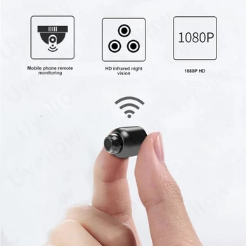 Mini-Camera Draadloze Wifi-HD 1080P Webcam Home Security Night Vision Ip Video Surveillance Camcorder bewegingsdetectie Groothoek