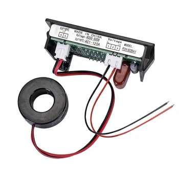 Mini Digitale Voltmeter Ampèremeter AC50-500/0-600 LED-Display Volt Ampère voltmeter Ampèremeter Indicator Tester Daling van de Scheepvaart