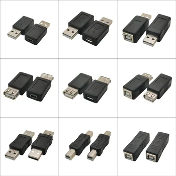 Mini USB 5Pin Micro Type B-Female Naar Micro USB Male Gegevens Lader Sync Printer-Scanner-Adapter