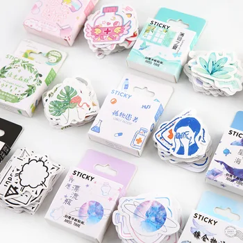 Mohamm Meisje Generatie Serie Leuke Doos Kawaii Stickers Planner Scrapbooking Briefpapier Japans Dagboek Stickers