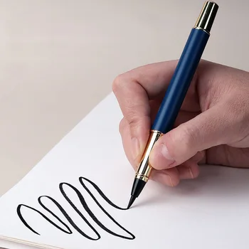 Morandi Borstel Met Metalen Pen Soft Vulling Vulpen Stijlen Office School Levert Kalligrafie Pennen