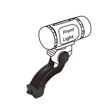 MTB BMX Fiets voorlicht Fiets Mount Vork Licht archmount Extension Base Zaklamp Beugel Extender Voor dahon Fiets Licht