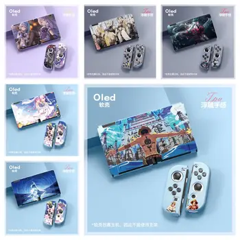 Multi-Kleuren Switch OLED-Shell TPU Soft Cover Case NS Game Console Beschermende Behuizing Box Voor de Nintendo Schakelaar OLED-Accessori