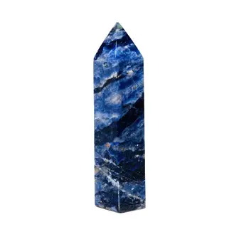 Natuursteen belgisch Hardsteen Blue Square Almanak & Quartz Toren Super Energie Profetie en Waarzeggerij Fee Decoratieve Crystal Healing