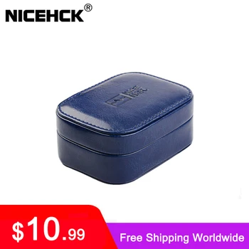 NiceHCK Waterdichte Portable Magnetische Headset Opslag Box van hoogwaardig PU-Oortelefoon Tas Oordopjes Geval Accessoire Voor de MK3 Verheven Topguy