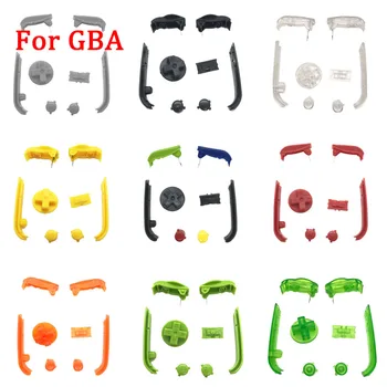 Nieuwe L R Knoppen voor GBA Knoppen Toetsenborden Sets met AB D Pads Power ON OFF Knoppen voor de Gameboy Advance Frame Shell Case Cover