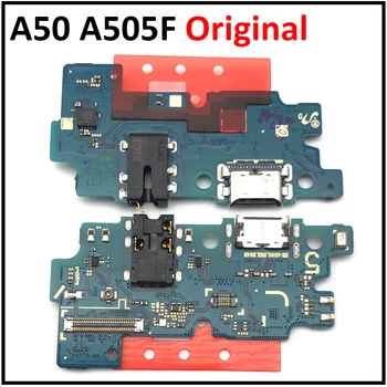 Nieuwe Samsung A50 A505 A505F SM-A505 Micro-USB-Lader Dock Connector Poort Opladen Microfoon Flex Kabel Vervangen Onderdelen