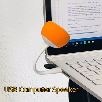 Nieuwe USB Computer Luidspreker HIFI Subwoofer, USB-Aangedreven Mini Luidspreker Muziek Versterker Luidspreker Voor de Computer en Laptop