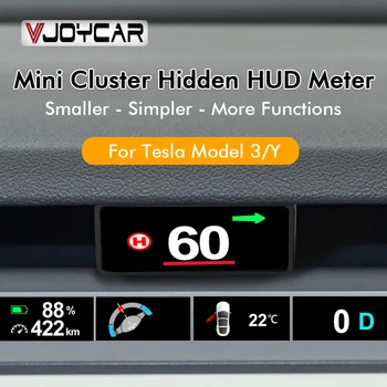Nieuwe Verborgen HUD Voor de Tesla Model 3 Model Y Gewijd Head-Up Display Gear Batterij Temp. Snelheidsmeter Voor TESLA Auto Accessiores