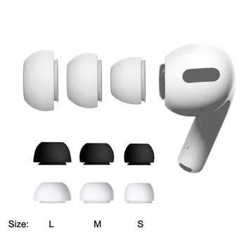 Nieuwste Soft Silicone Oordopjes Koptelefoon Tips Oordopjes Cover voor Apple Airpods Pro 2 Pc ' s L M S Size Hoofdtelefoon, Oordopjes voor Airpods 3