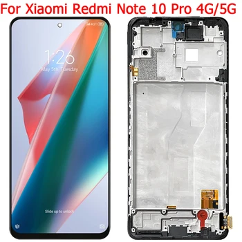 Origineel Voor de Xiaomi Redmi Opmerking 10 Pro-Beeldscherm LCD-Scherm Met Frame Oftewel 6; 67