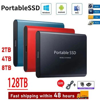 Originele 2 tb SSD Type C Draagbare Externe Harde Schijf 500 gb Externe Harde Schijf Opslag Apparaat Harde Schijf Laptop