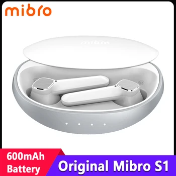 Originele Mibro S1 TWS Draadloze Hoofdtelefoon Bluetooth Headset IPX5 Waterdicht Oortelefoon HiFi Stereo Bas ENC ruisonderdrukking Oordopjes