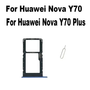Originele Nieuwe Huawei Nova Y70 Plus Het Dienblad Van De Simkaart Sleuf Houder Socket Adapter Aansluiting Reparatie-Vervanging Van Onderdelen
