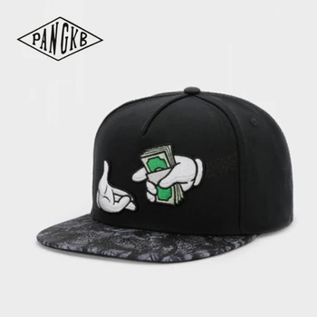 PANGKB Merk door GOD GEGEVEN CAP-Transacties fashion hip hop snapback hoed voor volwassen mannen vrouwen buiten casual zon baseball cap bot