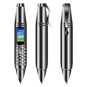 Pen Mini Mobiele telefoon 0.96 inch Klein Scherm GSM-Dual-SIM-Camera Zaklamp Bluetooth-Dialer Mobiele Telefoons met het Opnemen van de Pen