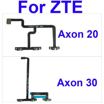 Power Volume Flex Kabel Voor ZTE Axon 20 Axon 30 Volume Knopjes aan de Zijkant Schakelaar Flex Lint Onderdelen