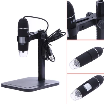 Professionele USB Digitale Microscoop 1000X 800X 8 LED 2MP Elektronische Microscoop Endoscoop Camera Vergrootglas+ Lift Stand