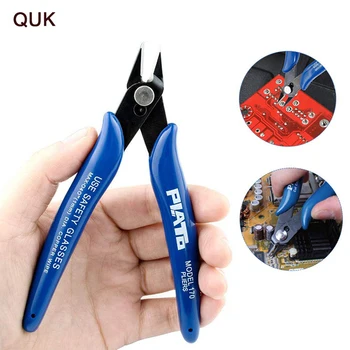 QUK Tang Multi Functionele Tools voor Elektrische Draad draad-en Kabelscharen Snijden Zijde Afsnijden Flush Roestvrij Staal Nipper handgereedschap