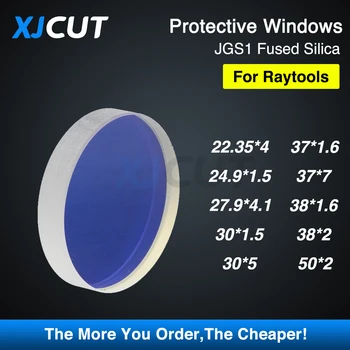 Raytools Beschermende Lens 27.9*4.1/24.9*1.5/37*7 Beschermende Windows Voor Raytools Laser Hoofd BM109 BT240 BM114/115 Optische Lens