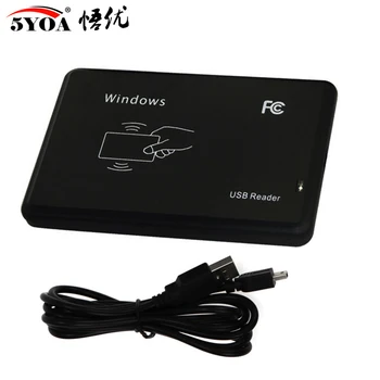 RFID-Reader USB-Poort EM4100 125khz TK4100 ID IC 13.56 mhz S50 S70 Contactloze Kaart Ondersteuning Venster Linux